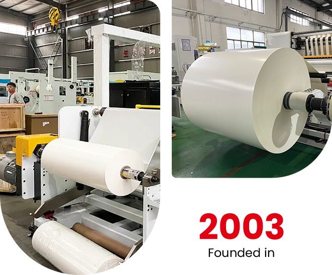 Cintas y etiquetas adhesivas fabricante de roll jumbo