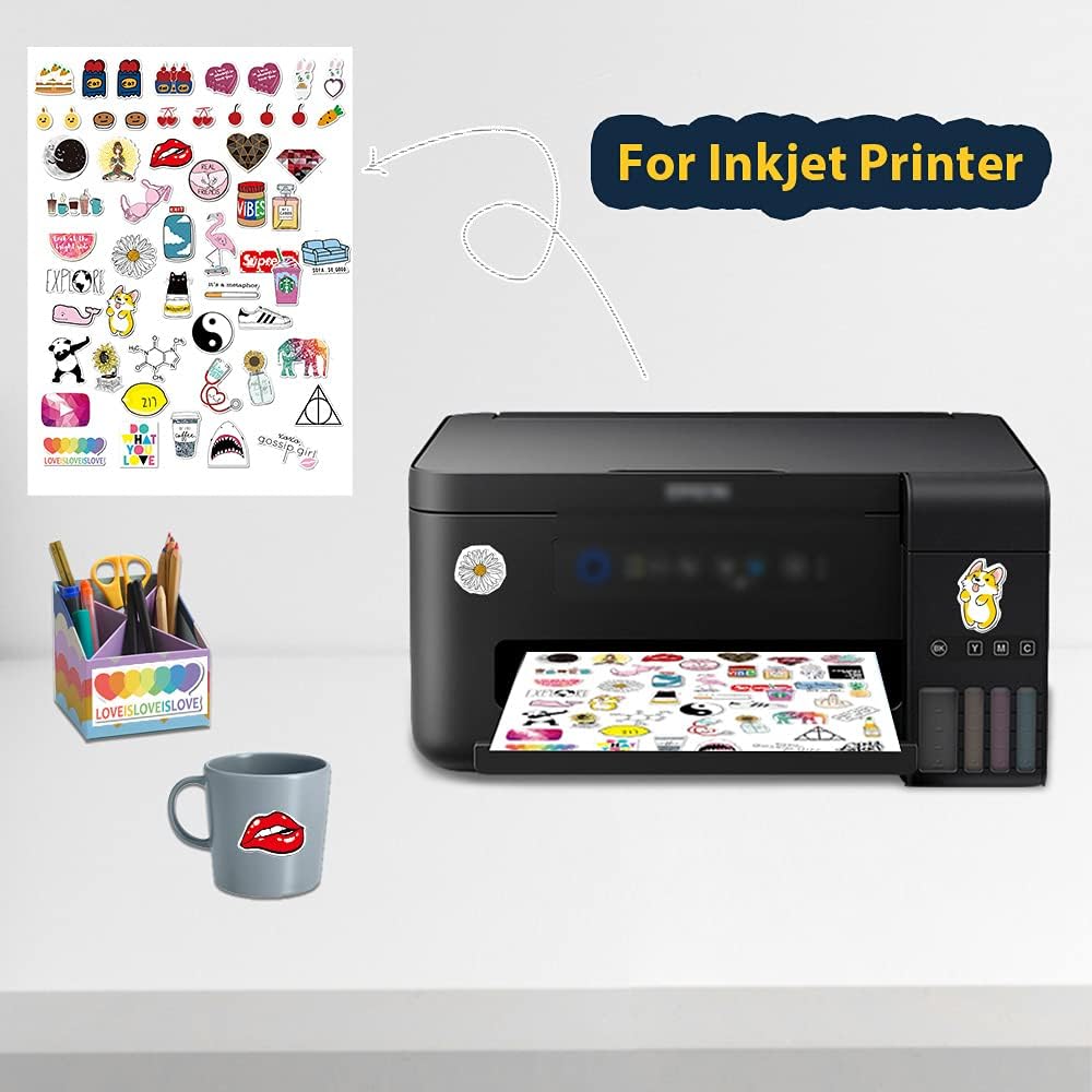 Etiqueta de papel sintético PP de inyección de tinta