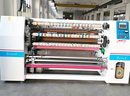 Equipo de fabricación de rollo de cinta bopp