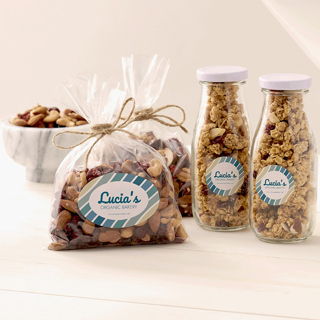 Etiqueta de papel de arte